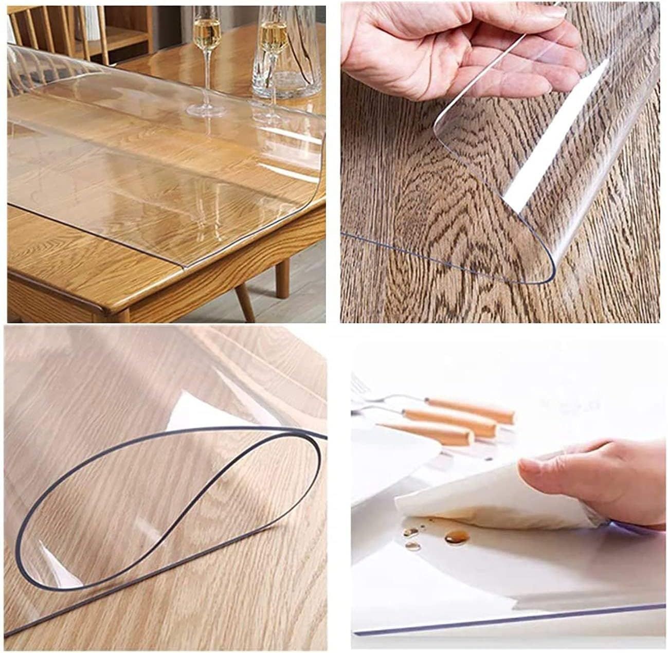 Protectie PVC pentru mobilier, transparenta, 1.2x1 metru, grosime 0.5 mm - imagine 23